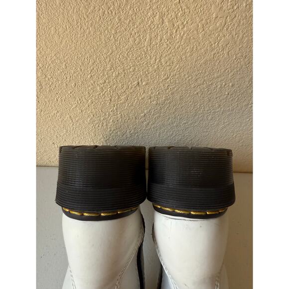 Doc Dr. Martens White Jadon Platform Boot Size  6 Womens 5 Mens Good Condition - Picture 7 of 7